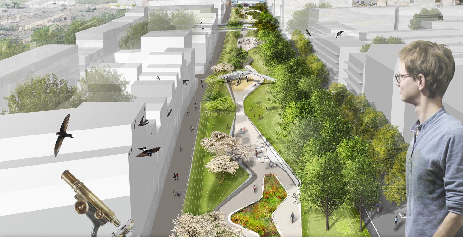 Delft start met bouw park op spoortunnel
